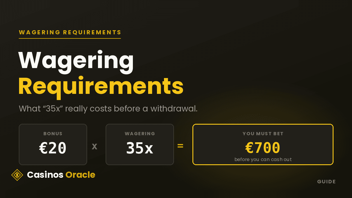 Wagering requirements