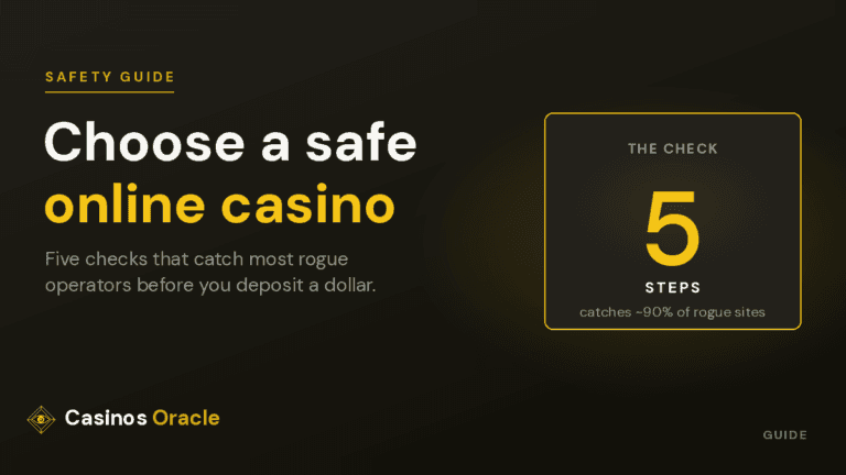 5 steps to choose a safe casino